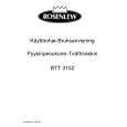 ROSENLEW RTT3152 Owners Manual