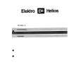 ELEKTRO HELIOS SH622-3 Owners Manual