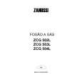 ZANUSSI ZCG503LW Owners Manual