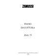 ZANUSSI ZGG75ALU Owners Manual