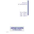 ARTHUR MARTIN ELECTROLUX AW2108F Owners Manual