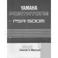 YAMAHA PSR-500m Owners Manual