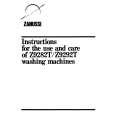 ZANUSSI Z9282T Owners Manual