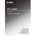 YAMAHA RXV4600 Owners Manual
