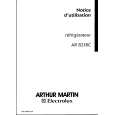 ARTHUR MARTIN ELECTROLUX AR8218C Owners Manual
