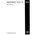 AEG MCDUO15-W/EURO Owners Manual