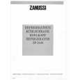 ZANUSSI ZP3140 Owners Manual