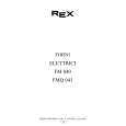 REX-ELECTROLUX FM040N Owners Manual