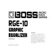 BOSS RGE-10 Owners Manual