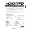 YAMAHA CX2000 Service Manual