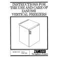 ZANUSSI Z1121HVR Owners Manual
