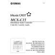 YAMAHA MCXC15 Owners Manual