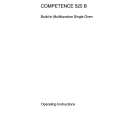 AEG Competence 525B W Owners Manual