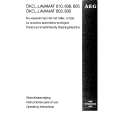 AEG LAV600W Owners Manual