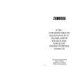 ZANUSSI ZI9250DA Owners Manual