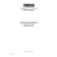 ZANUSSI ZR66/4SI Owners Manual
