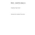 AEG Santo 2942-4i Owners Manual