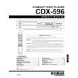YAMAHA CDX-596 Owners Manual