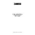 ZANUSSI ZU1442 Owners Manual