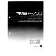 YAMAHA R-700 Owners Manual
