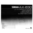 YAMAHA AX-630 Owners Manual