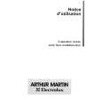 ARTHUR MARTIN ELECTROLUX CM6374-1 Owners Manual