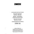 ZANUSSI ZHM722B Owners Manual
