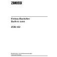 ZANUSSI ZOB332X Owners Manual