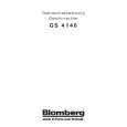 BLOMBERG GS4140 Owners Manual