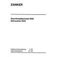 ZANKER 4654W Owners Manual