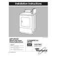 WHIRLPOOL CGE2761KQ0 Installation Manual
