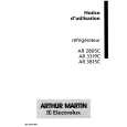 ARTHUR MARTIN ELECTROLUX AR2805C Owners Manual