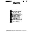 ZANUSSI ZFC20/5D Owners Manual
