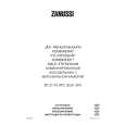 ZANUSSI ZK 21/10 ATO Owners Manual