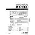 YAMAHA KX-1200 Service Manual