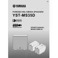YAMAHA YST-MS35D Owners Manual