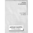 ARTHUR MARTIN ELECTROLUX LF0535 Owners Manual