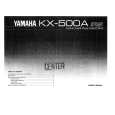 YAMAHA KX-500A Owners Manual