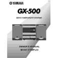 YAMAHA GX-500 Owners Manual