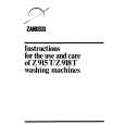 ZANUSSI Z918T Owners Manual