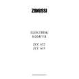 ZANUSSI ZCC632W Owners Manual