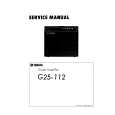 YAMAHA G25-112 Service Manual