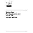 ZANUSSI VFi42 Owners Manual