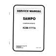 SAMPO KDM1777A(N) Service Manual