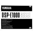 YAMAHA DSP-E1000 Owners Manual