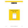 ZANUSSI DW908W Owners Manual