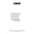 ZANUSSI ZFC255-1 Owners Manual
