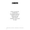 ZANUSSI ZI420/9 Owners Manual