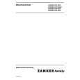 ZANKER EFX6250SFM (PRIVILEG Owners Manual