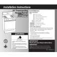WHIRLPOOL SF370LEGW1 Installation Manual